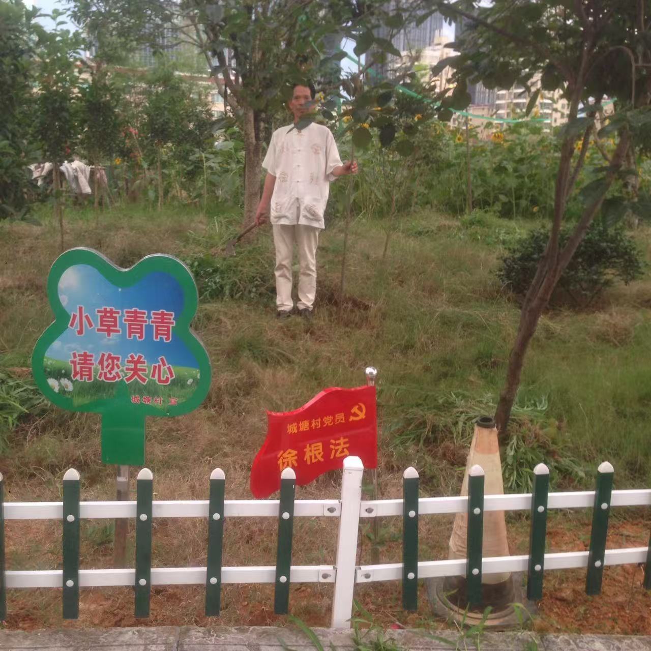 黨員老徐參加組織的義務(wù)活動(dòng)